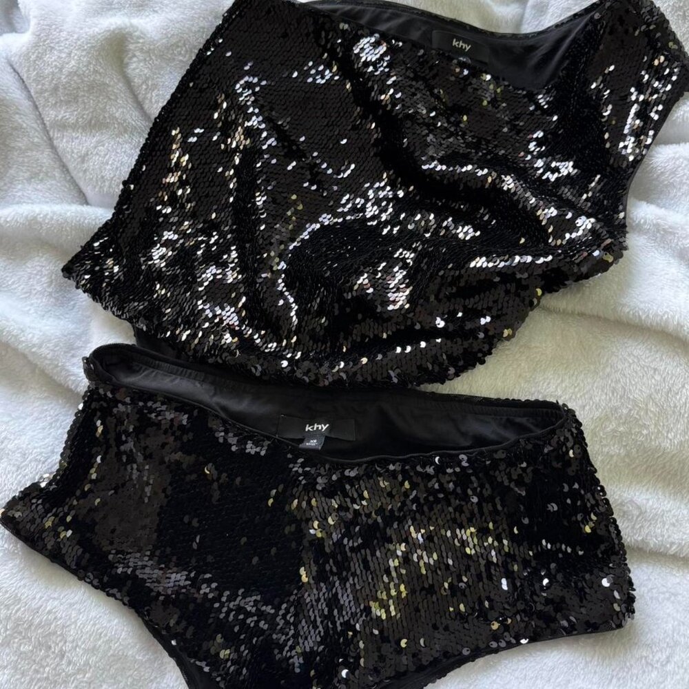 Sequin Micro Short Khy x Sia Arnika